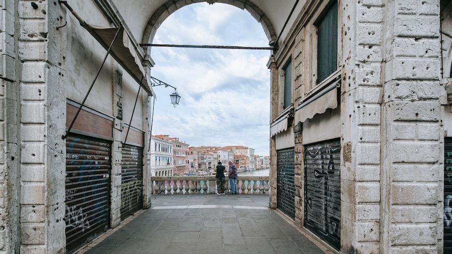 Rialto Bridge as well as a couple