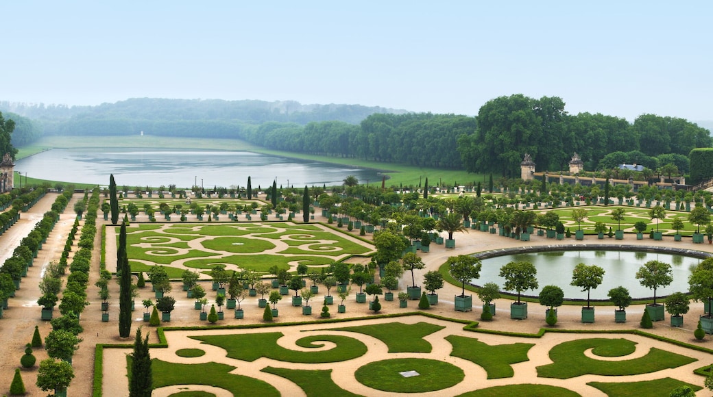 Landscaping architecture of palace Versailles, France