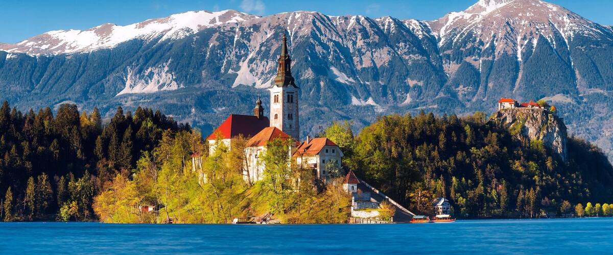 Lake Bled is arguably the jewel of Slovenia and a place that seems like straight from a fairy tale. There are plenty of viewpoints if one wants an elevated view of the lake and the island. It's also possible to rent a rowing boat for a small fee and spend some time on the lake itself.