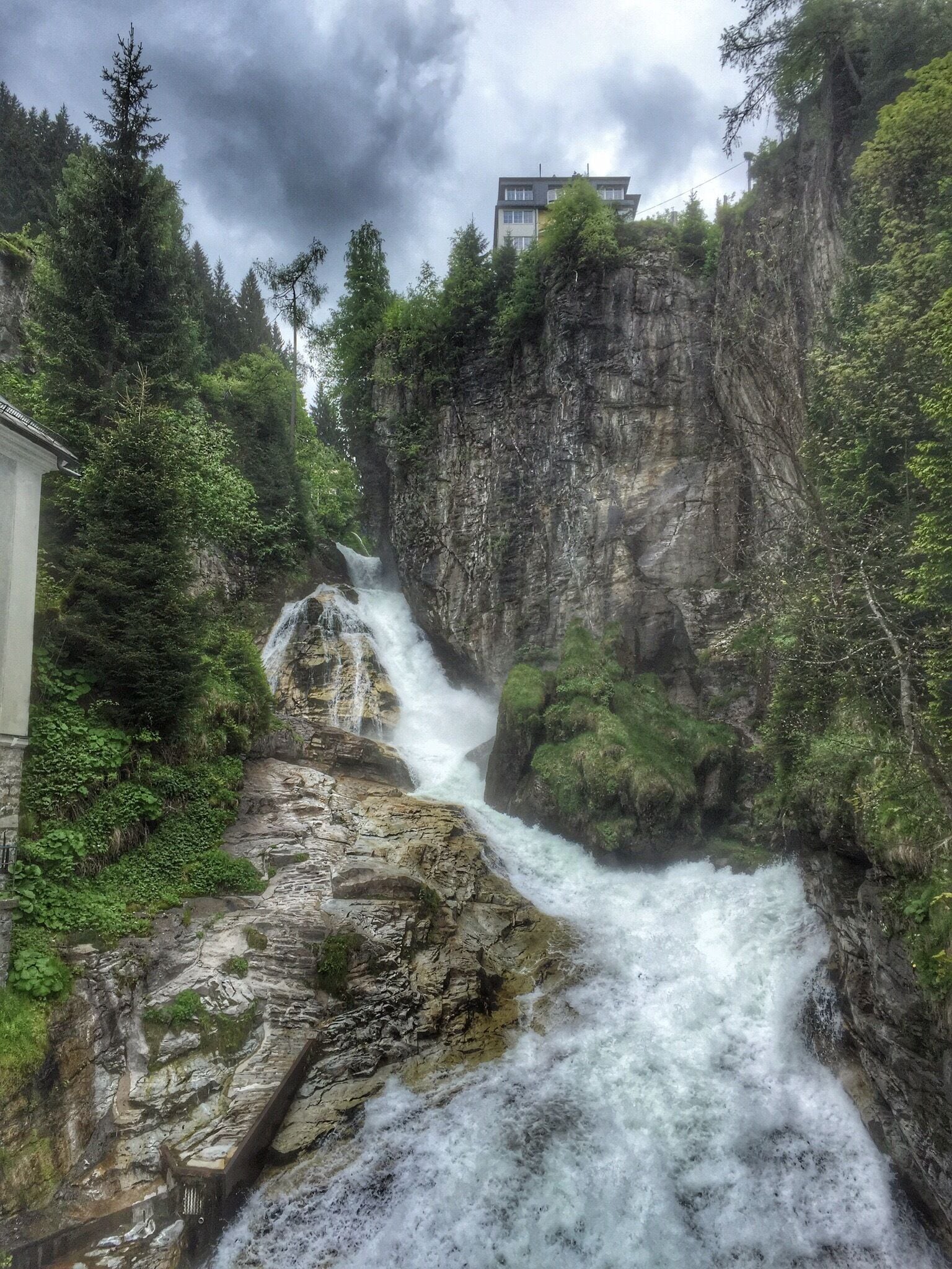 Waterfall in Bad Gastein,Austria