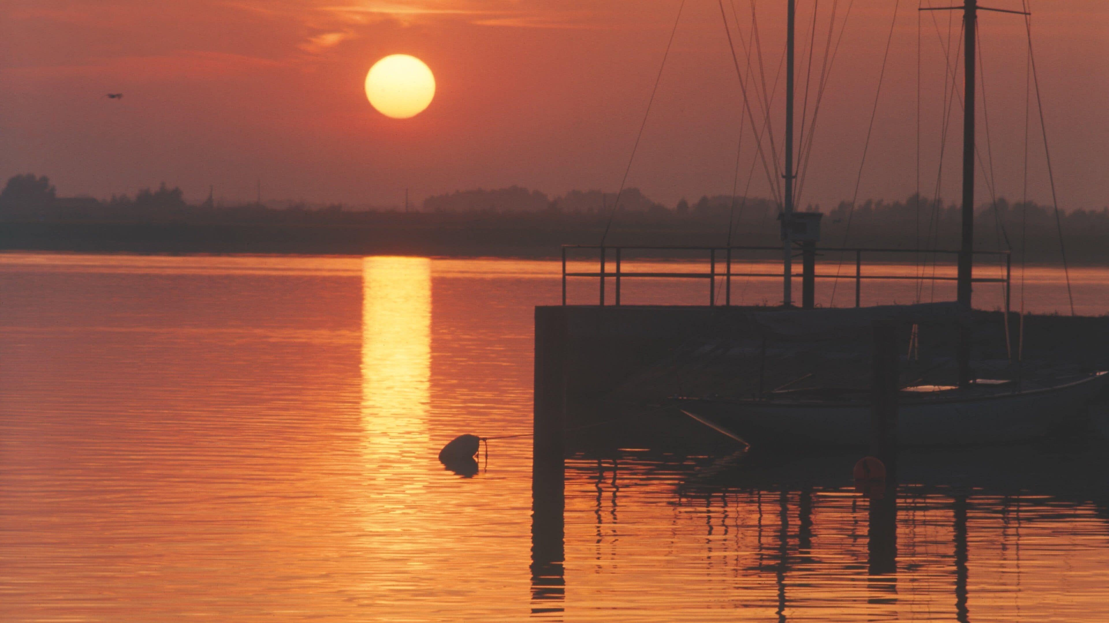 Bregenz which includes a lake or waterhole and a sunset