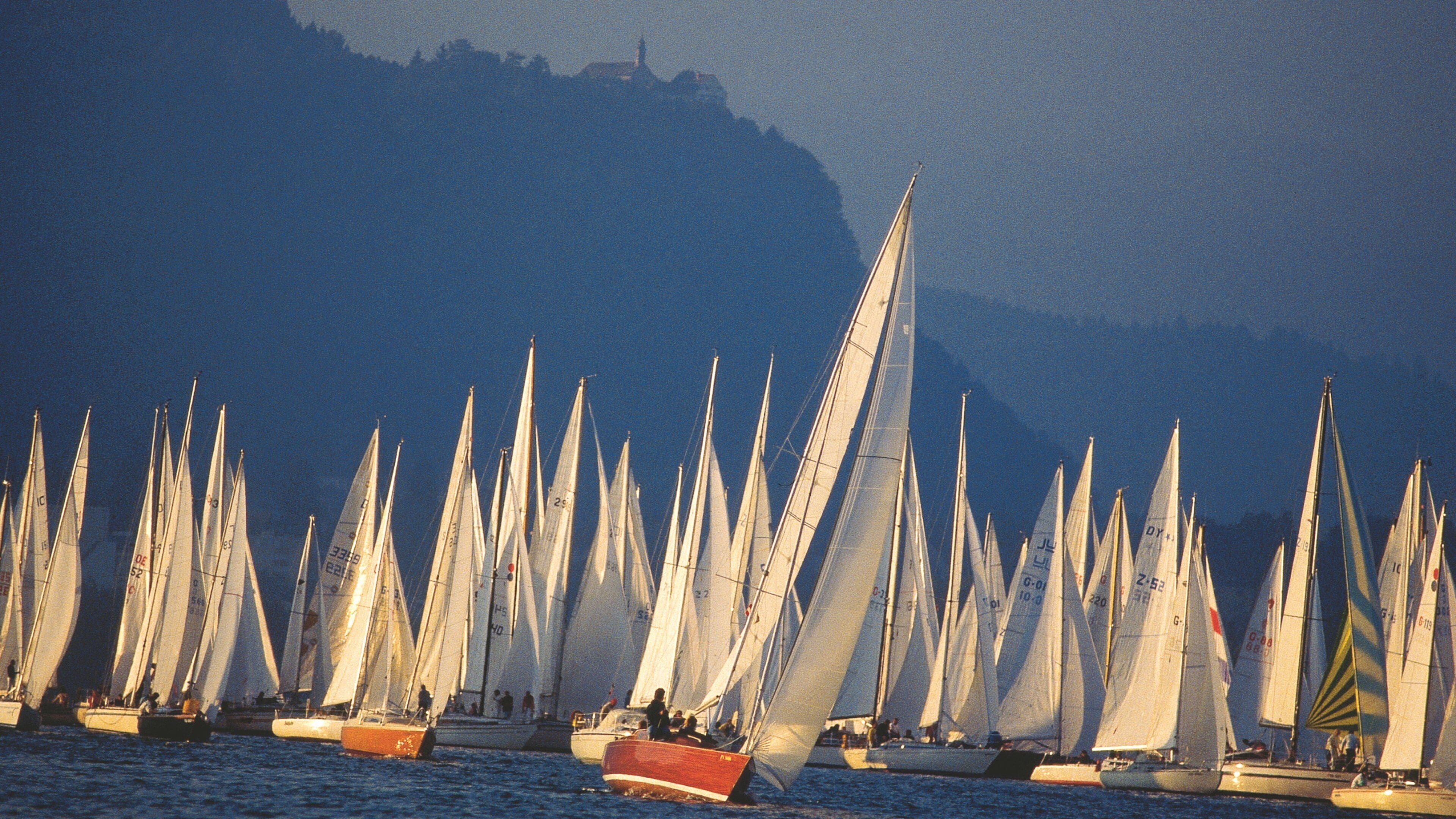 Bregenz showing sailing