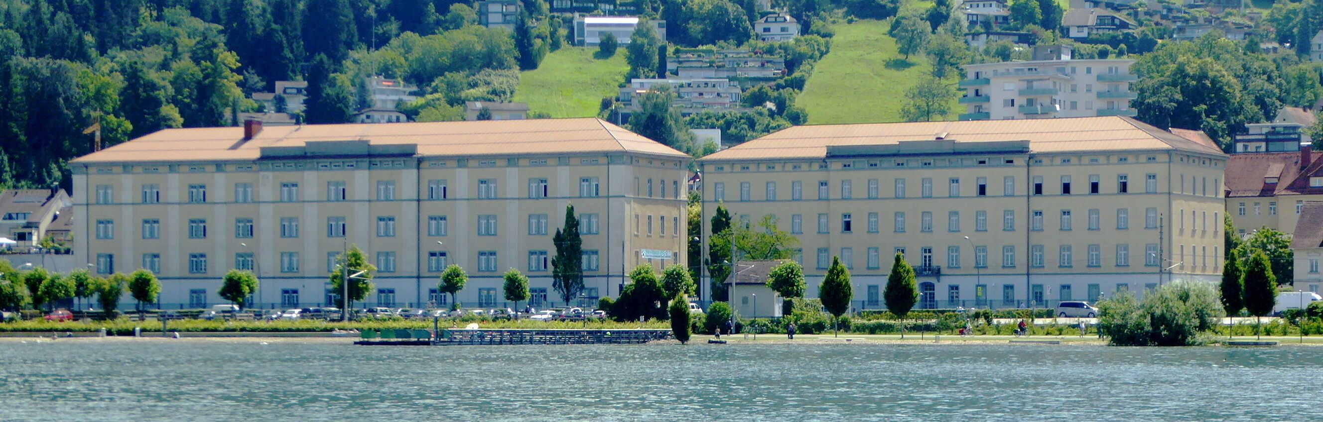 Kommandogebäude Oberst Bilgeri in Bregenz.