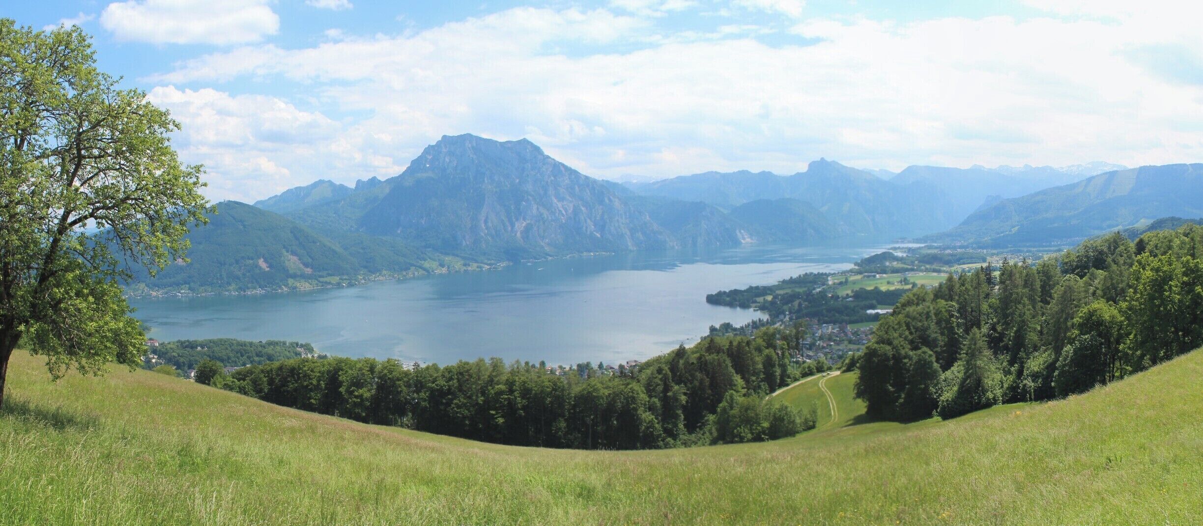 View of the Traunstein mountain