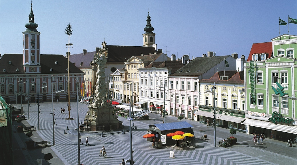 Sankt Pölten ofreciendo un parque o plaza y patrimonio de arquitectura