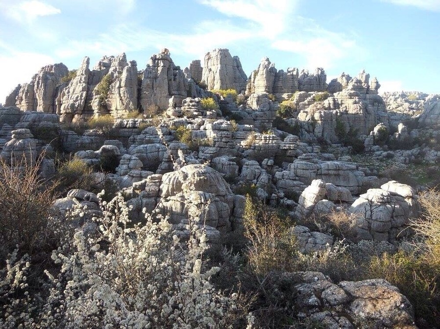 El Torcal de Antequera - schönes Ausflugsziel in der Nähe von Málaga.
El Torcal de Antequera - nice getaway near Málaga.