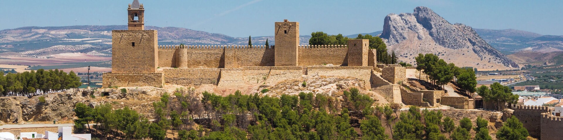 The Alcazaba (fortress) of Antequera, Andalusia, Spain