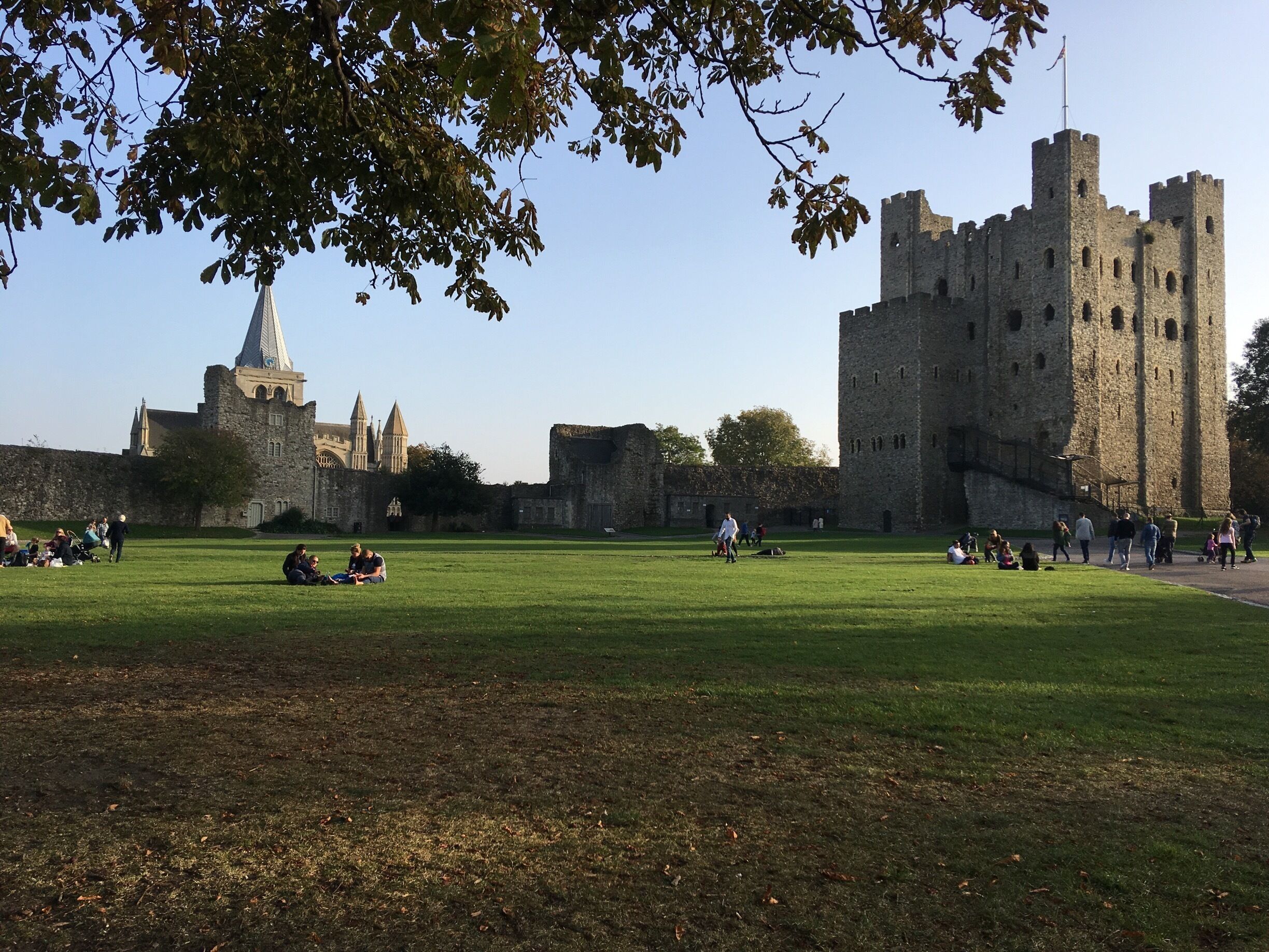 Rochester in late summer - lovely to visit, and to explore Great Expectations sites like Satis House. 