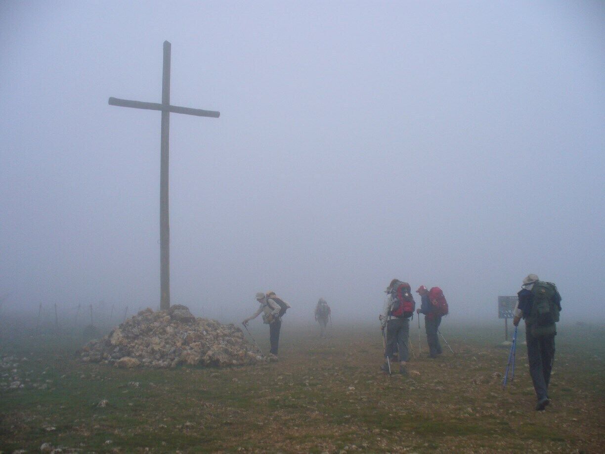 A spot on the Camino a few miles before you will reach Burgos. 