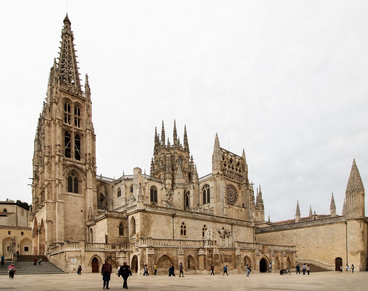 One in a series of views on Burgos Cathedral, located in the city of Burgos in North-West Spain.