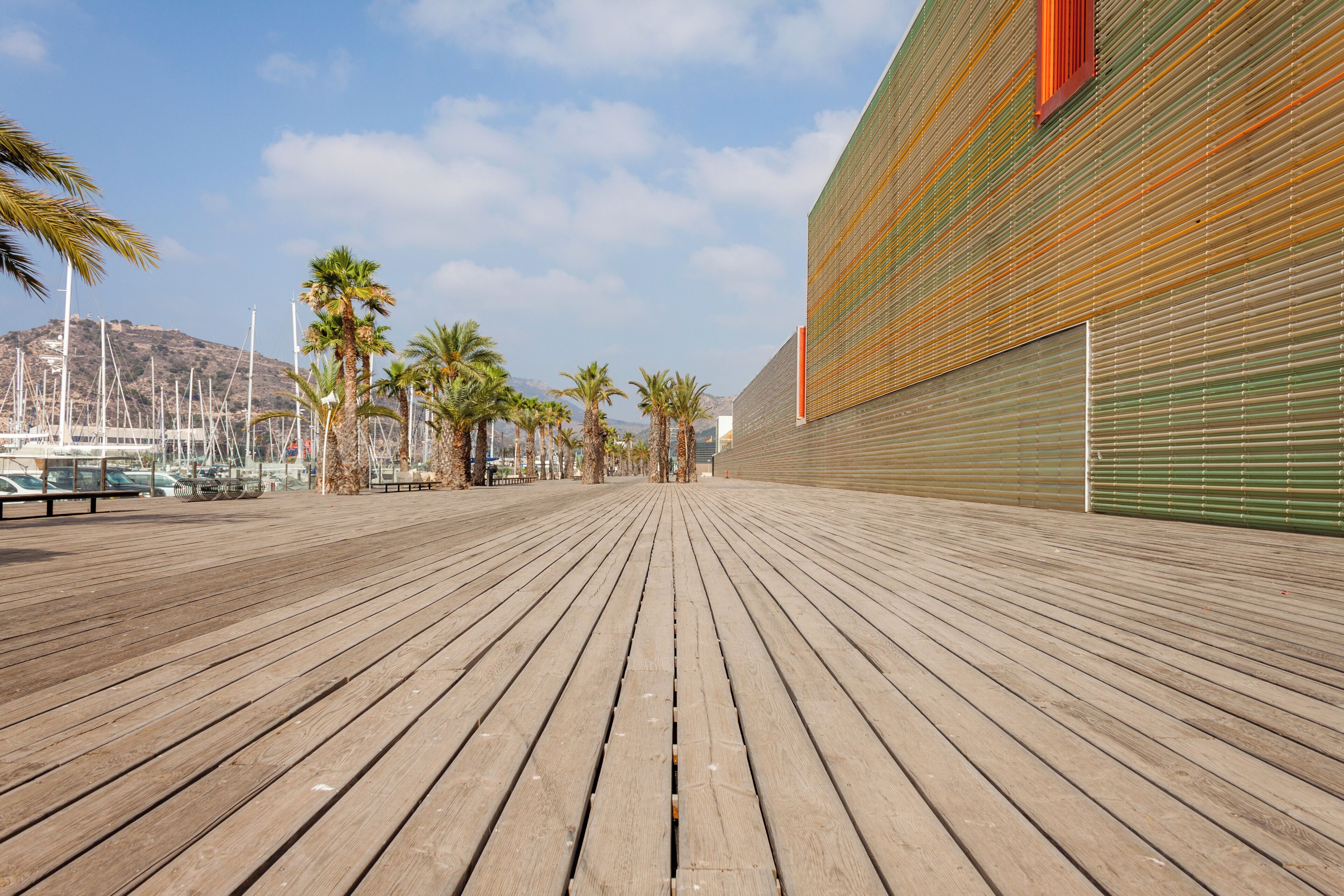 Harbour of Cartagena, Spain. 