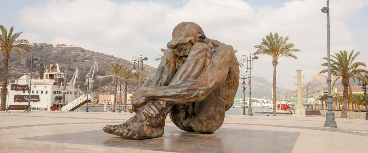 Harbour of Cartagena, Spain.