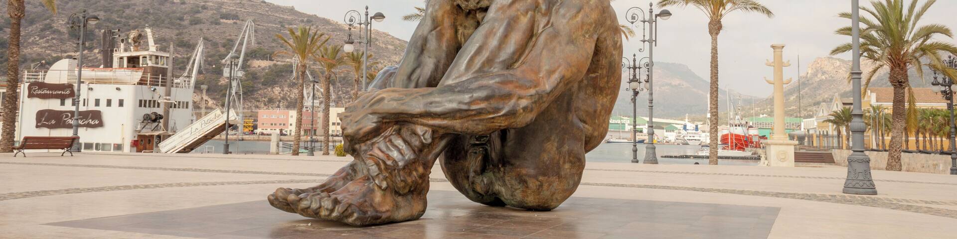 Harbour of Cartagena, Spain.