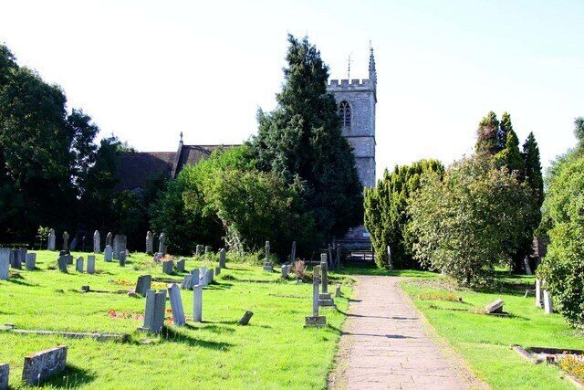 St Martin's churchyard in Bladon