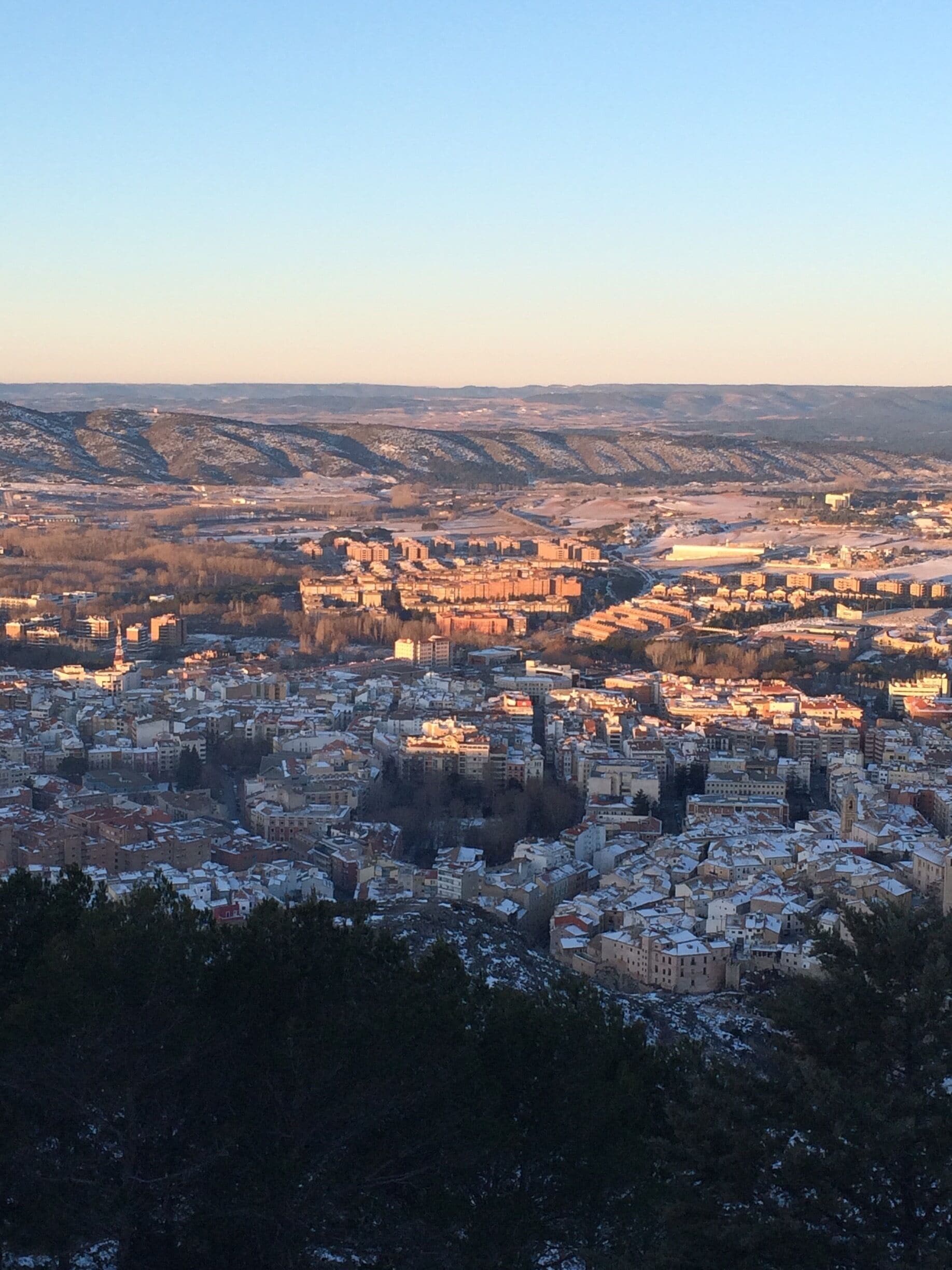 Ciudad Baja as seen from the Cerro Socorro at sunrise. Mostly uphill, so not a very easy hike, but totally worth it. Unbelievable views of both Cuidad Alta and Ciudad Baja, not to mention, the chance to watch the sun rise over the mountains. Just follow the signs and maps from the Parador. 