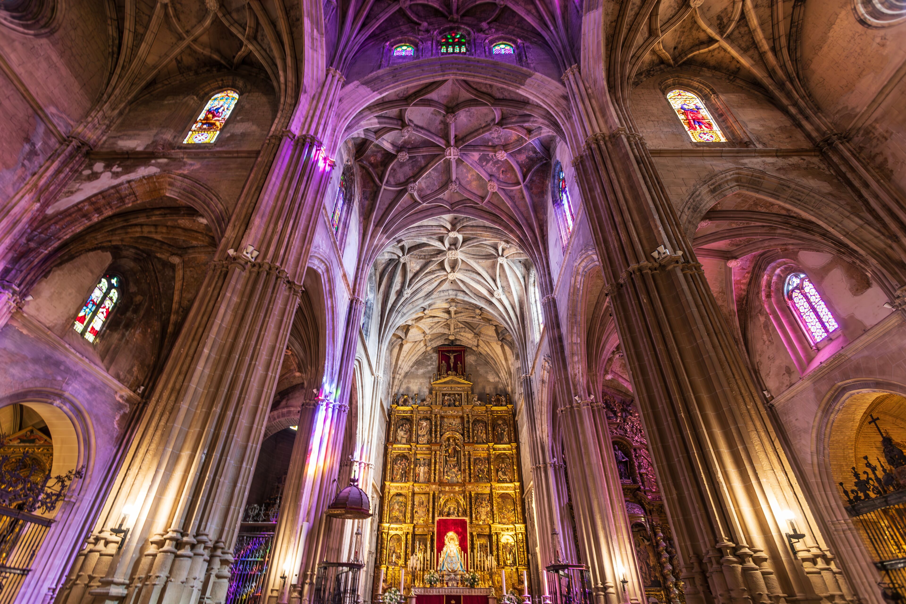 Cathedral of historical town of Carmona in Andalusia, Spain