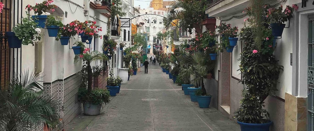 The Old Town and quaint streets of Estepona