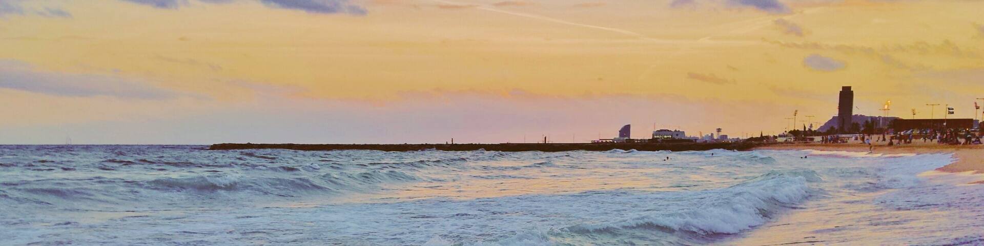 #BeachBound
This is the Beach in Barcelona near parc del fĂłrum. If you want to have the beach for yourself, you shouldn't go on the weekend. Be there early before everyone else, while sunset or on weekdays.
#barcelona #beach #sunset #citybreak #citytrip #spain