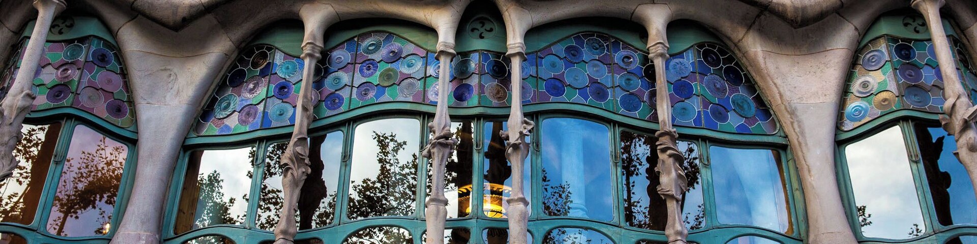 Visiting Casa Batllo is one of the top things to do on a visit to Barcelona. This is one of Gaudi's most famous works of art and it is definitely worth seeing. The cheapest way to see it is to view it from the street, for free, for views like this. If you want, you can buy a ticket and tour the inside. Ticket prices are high and lines can be very long. If you want to tour the inside, we recommend purchasing your tickets online to avoid a long wait to get in.
