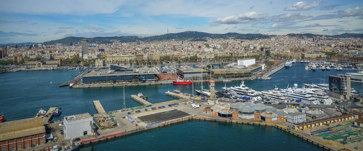 Barcelona from the cable car