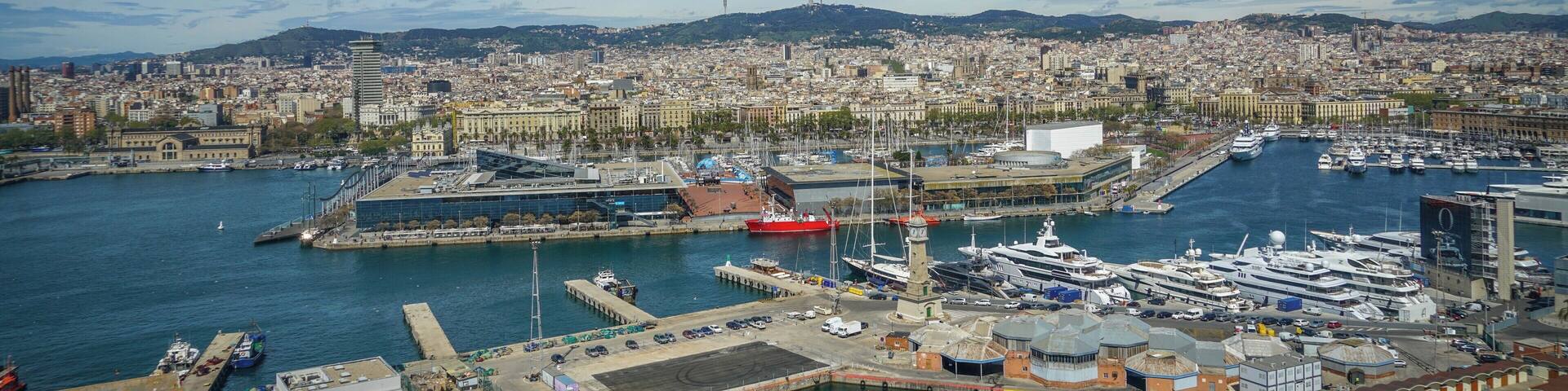 Barcelona from the cable car