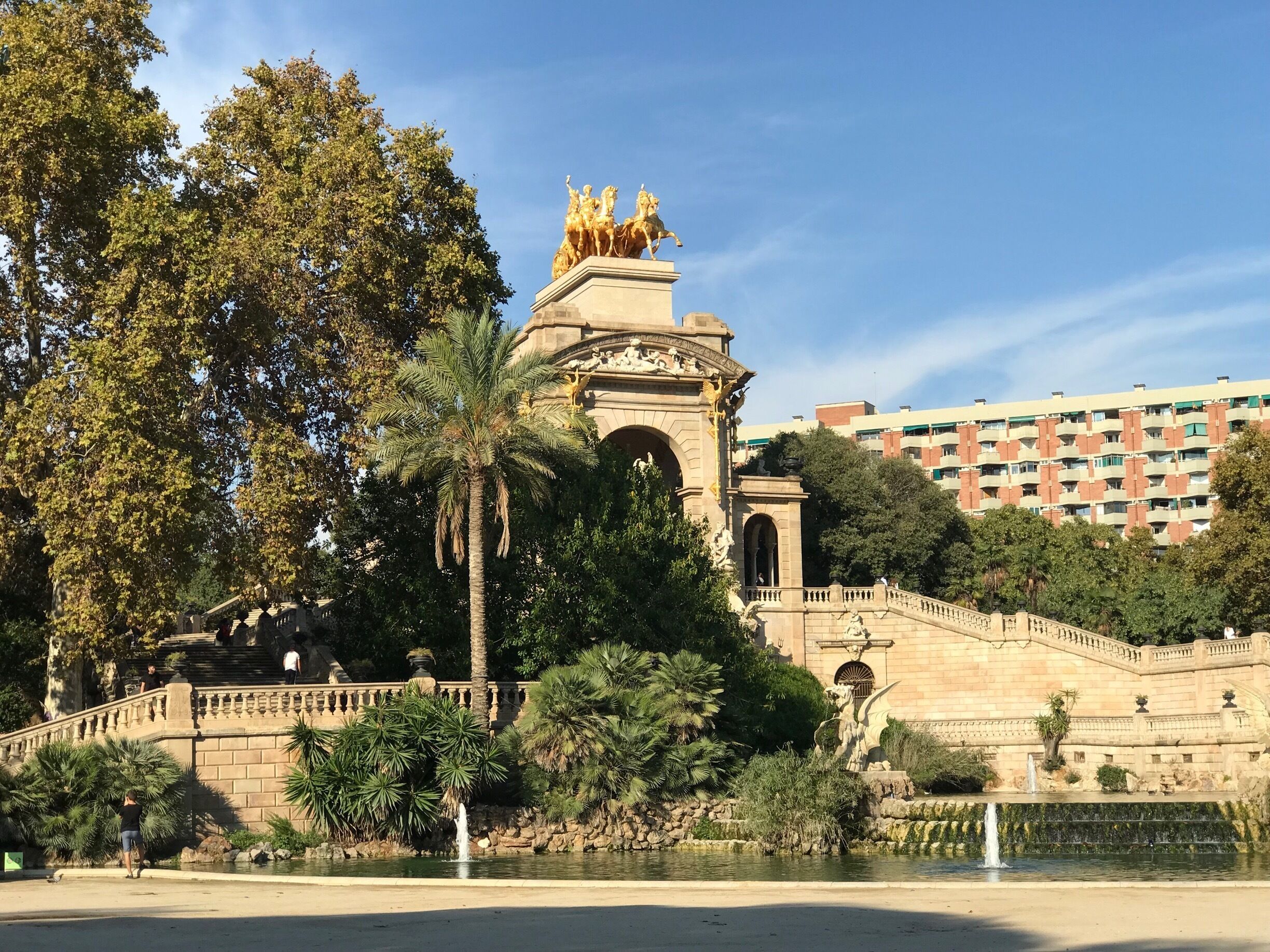 Inside the Ciutadella Park
