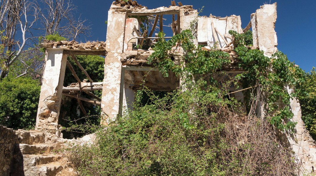 A ruined house, Riofrio, Loja, Andalusia, Spain.