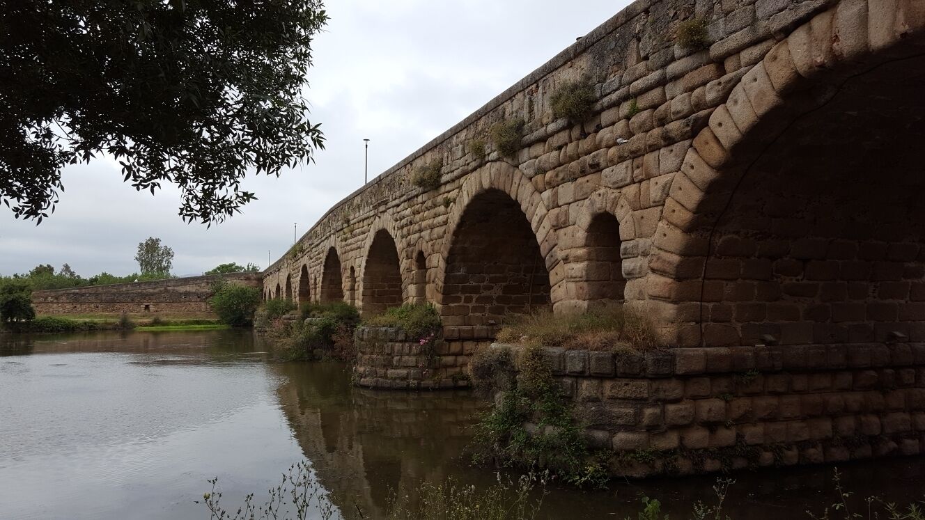 The Roman Bridge. Still in use for pedestrians and cyclists.