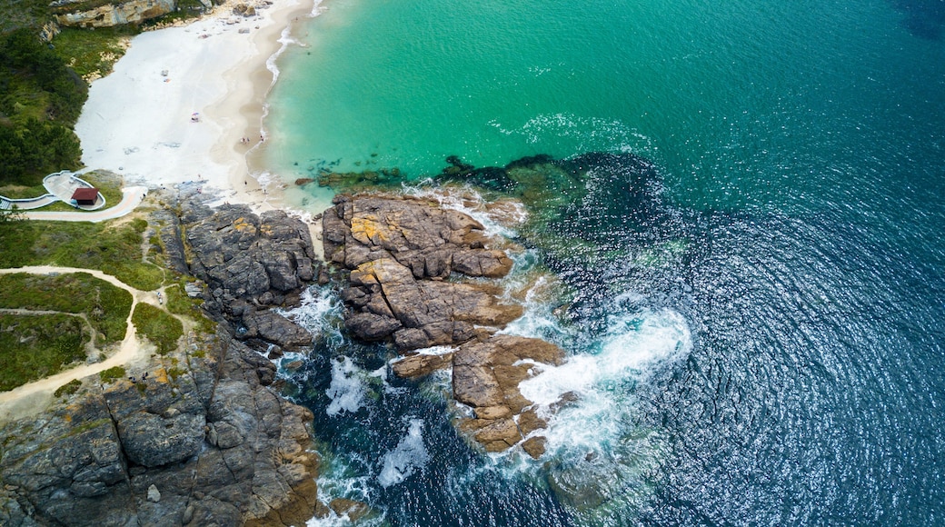 Paixariñas beach in the Rias Baixas in Pontevedra