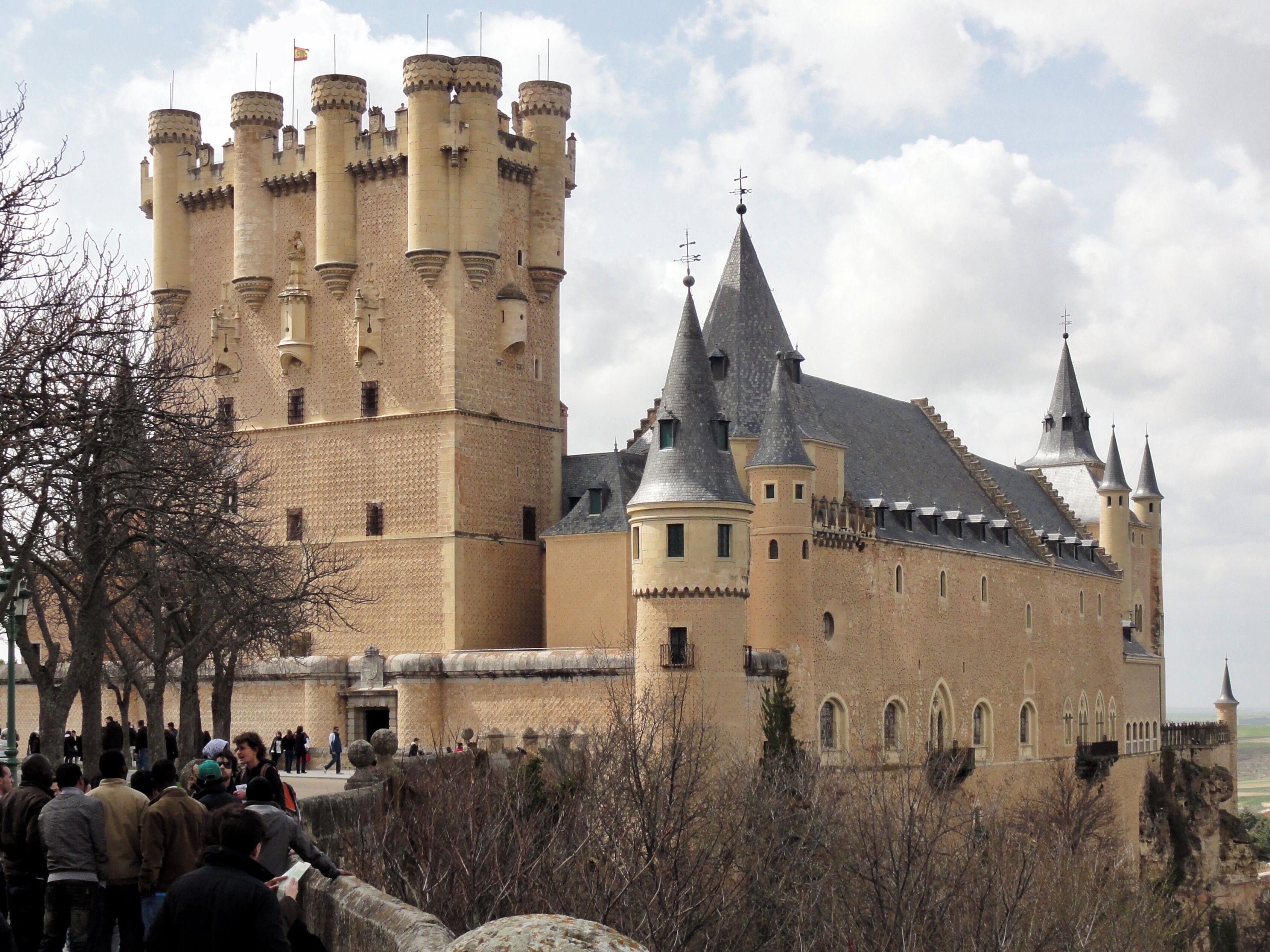 The Alcazar of Segovia, Spain (May 2011): a distinctive castle-palace.