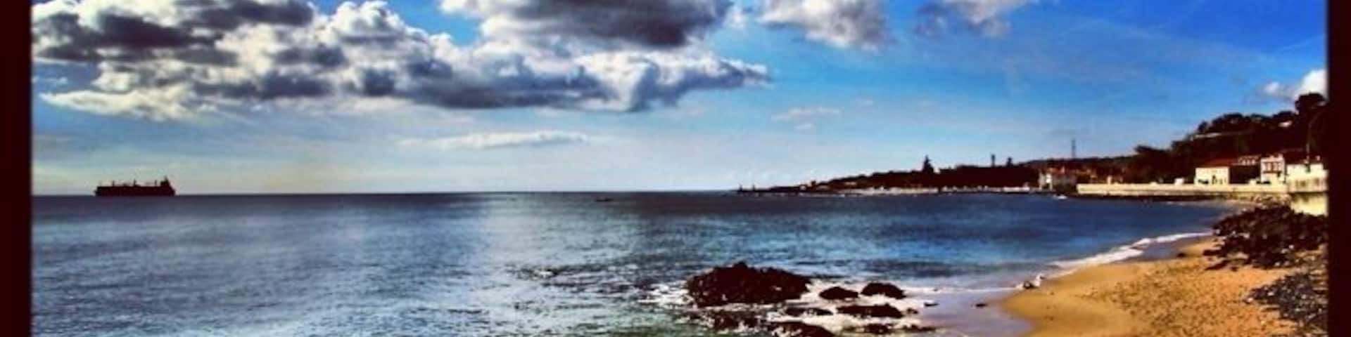 promenade that connects Lisbon to Cascais one of the best resorts in the capital#lisboa#cascais#portugal#cities#praias