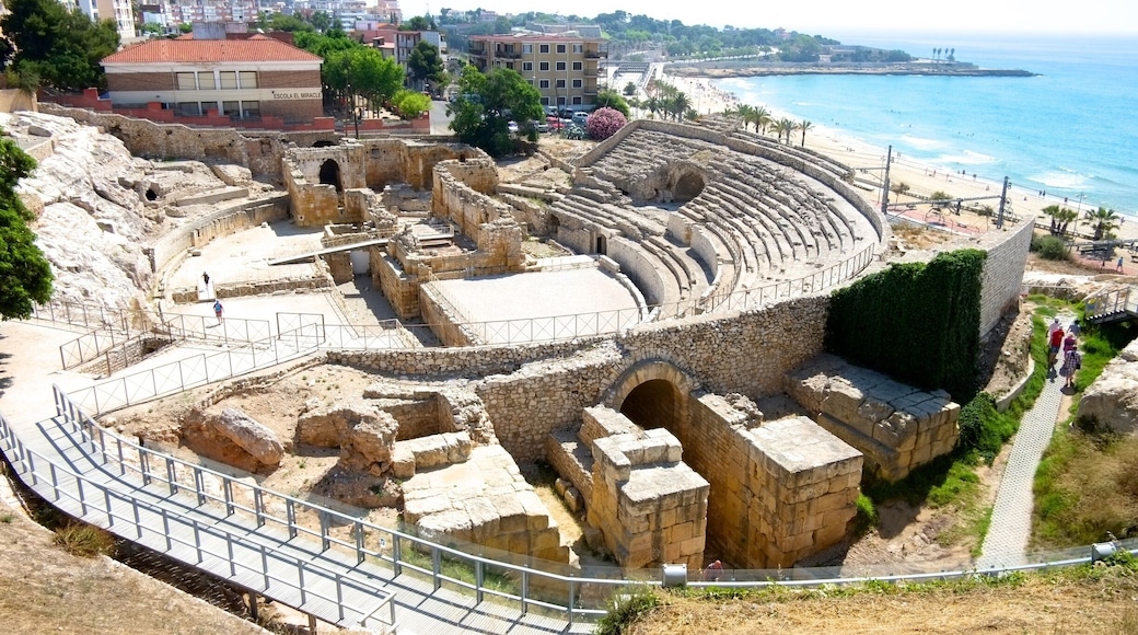 Tarragona Amphitheatre is an amphitheatre from the Roman city of Tarraco, now Tarragona, in the Catalonia region of north-east Spain. It was built in the 2nd century AD, sited close to the forum of this provincial capital.