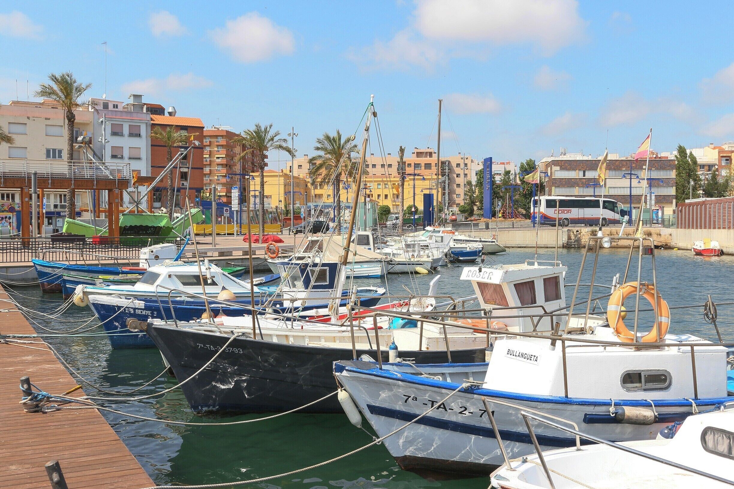 The marina at Tarragona, a pleasant town to wander around.