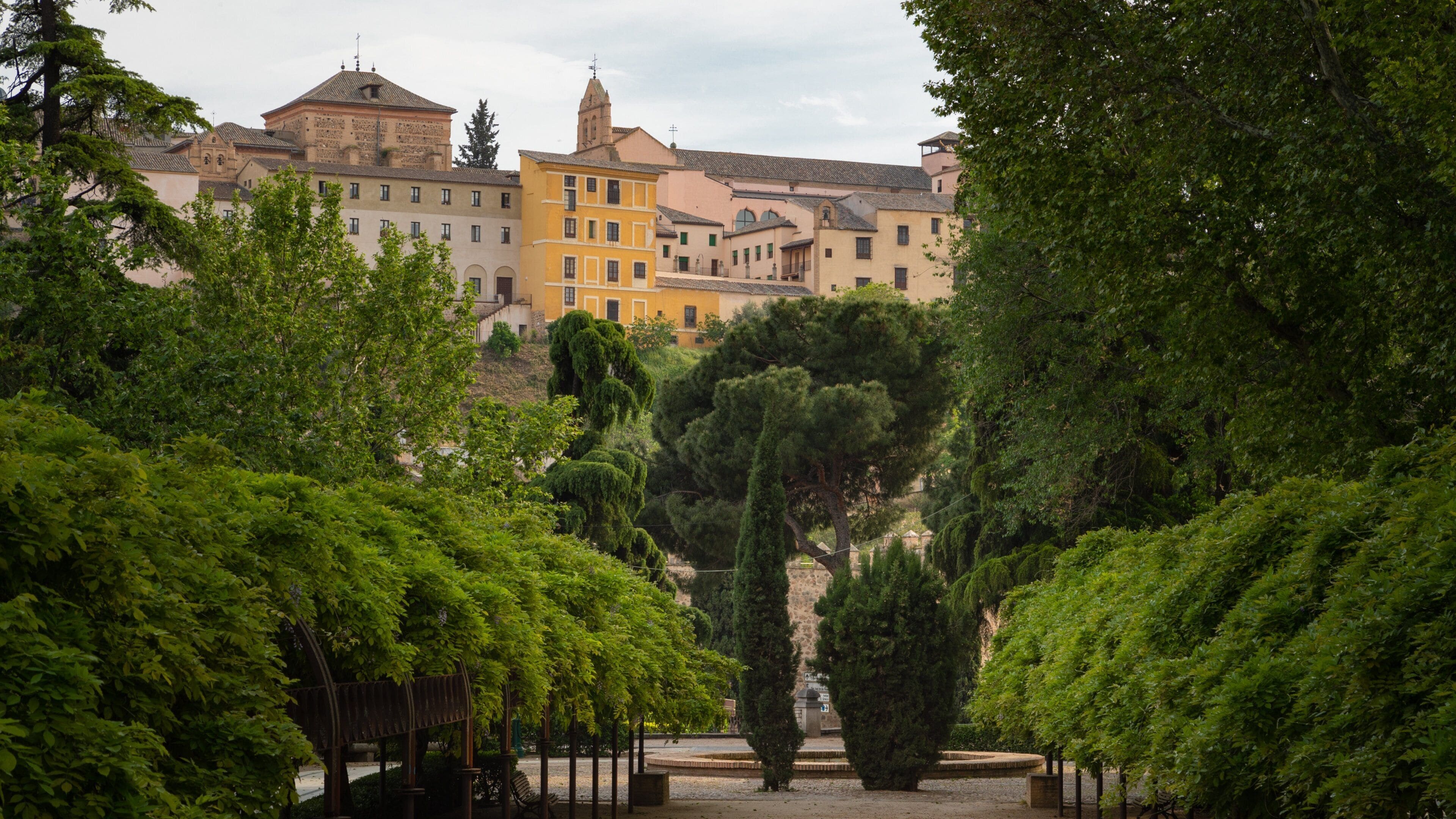 Toledo showing a garden