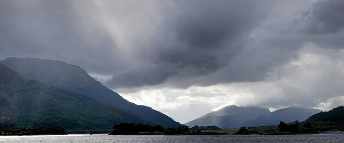 Loch Leven, seen from Ballachulish, Highlands, Scotland