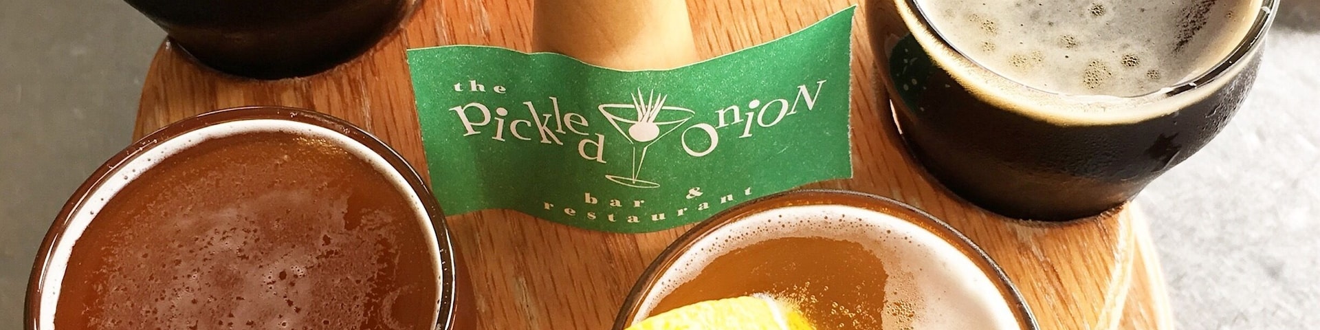 Who doesn't enjoy a good beer flight (of all local beers)!?!