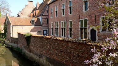 Canal in Leuven Beguinage, Belgium