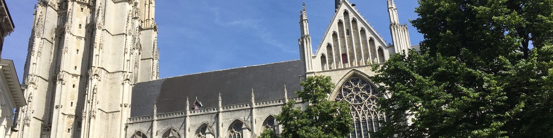 Dominating the horizon of Mechelen with its 98 metres, the 15th century Sint-Romboutstoren has a funny story. In the 1600s, a drunk local thought the tower was on fire. He alarmed the whole city and the people pulled up lots and lots of buckets of water, up all 538 steps, to extinguish the flames... Until it suddenly disappeared. It was a misty day, and when the moon slipped through the haze, the people realized there never really was a fire.. They were actually trying to extinguish the moon. That is why the people of Mechelen are still called the Moon Extinguishers today! (Or Maneblussers in Dutch)