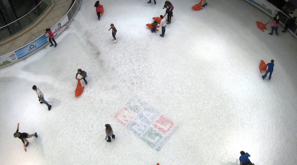 Yes, you got it! In our largest #shopping #mall in #Cyprus - we have an ice rink. Perfect place to grab a coffee and a snack in the middle of August ;-)