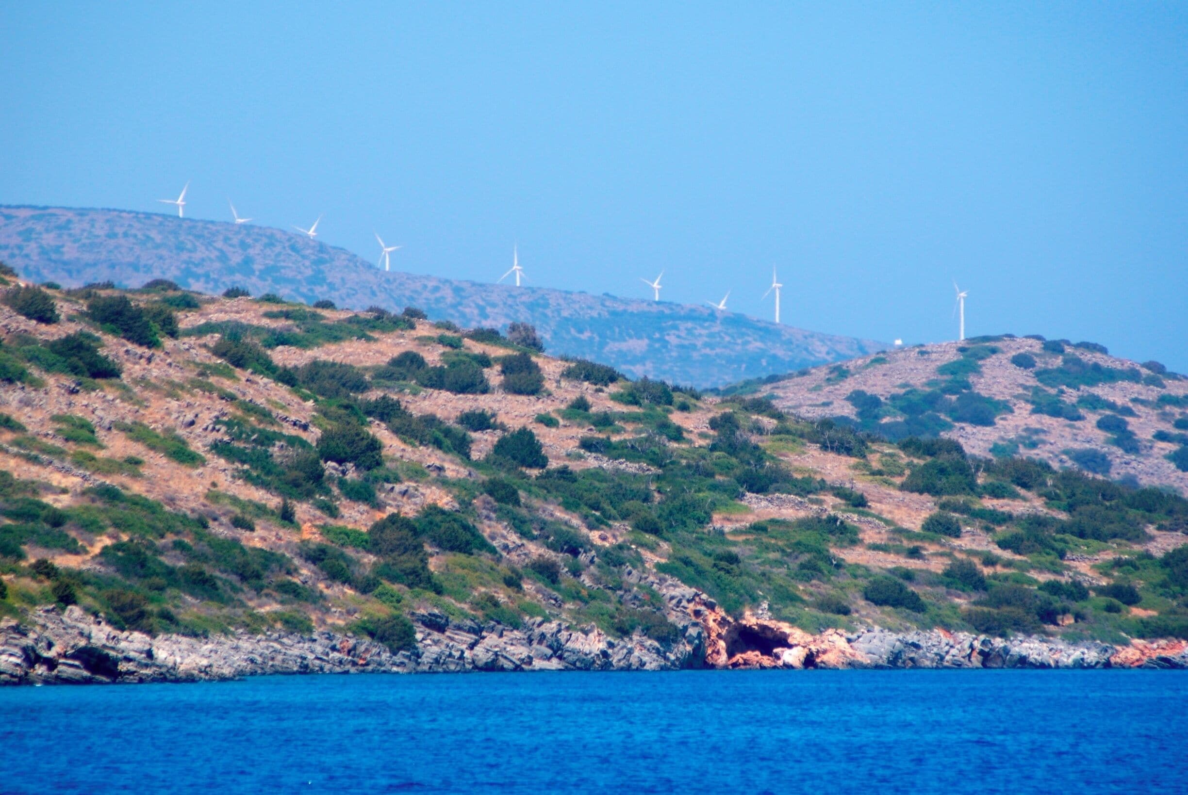 Agios Nikolaos, Crete, Windmills
