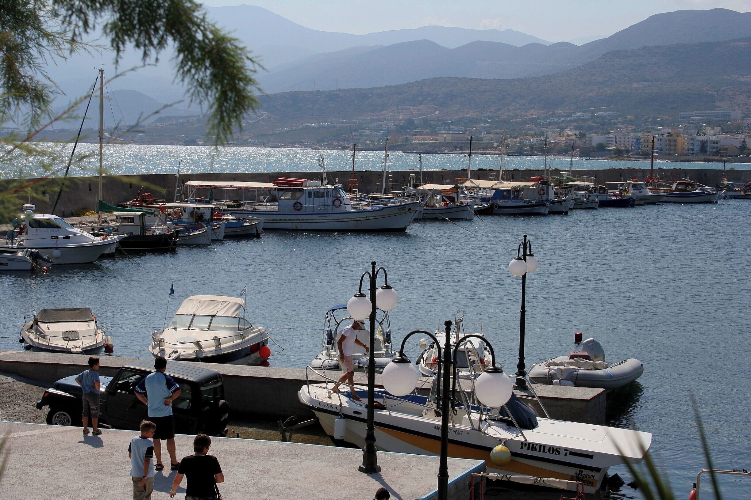 The Marina of Agios Nikolaos is a well protected marina in all weather conditions, it is built to European standards and is capable of accommodating up to 255 boats all year round. The Marina of Agios Nikolaos is located in the heart of the town and provides easy access to the centre of town, the main archaeological sites and other places of interest.
http://www.marinaofagiosnikolaos.gr/about-the-marina.html