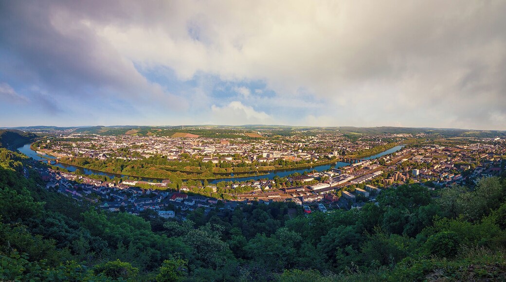 Trier panorama from viewpoint on Mariensรคule.