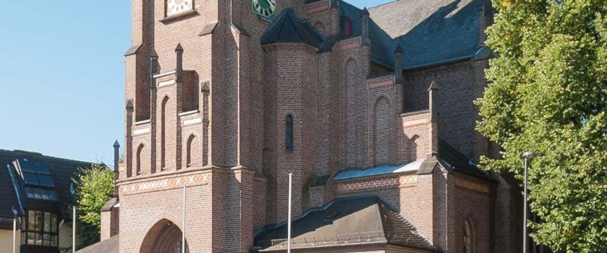 Katholische Pfarrkirche St. Lambertus (neugotisch), Baujahr: 1869–72, Troisdorf-Bergheim