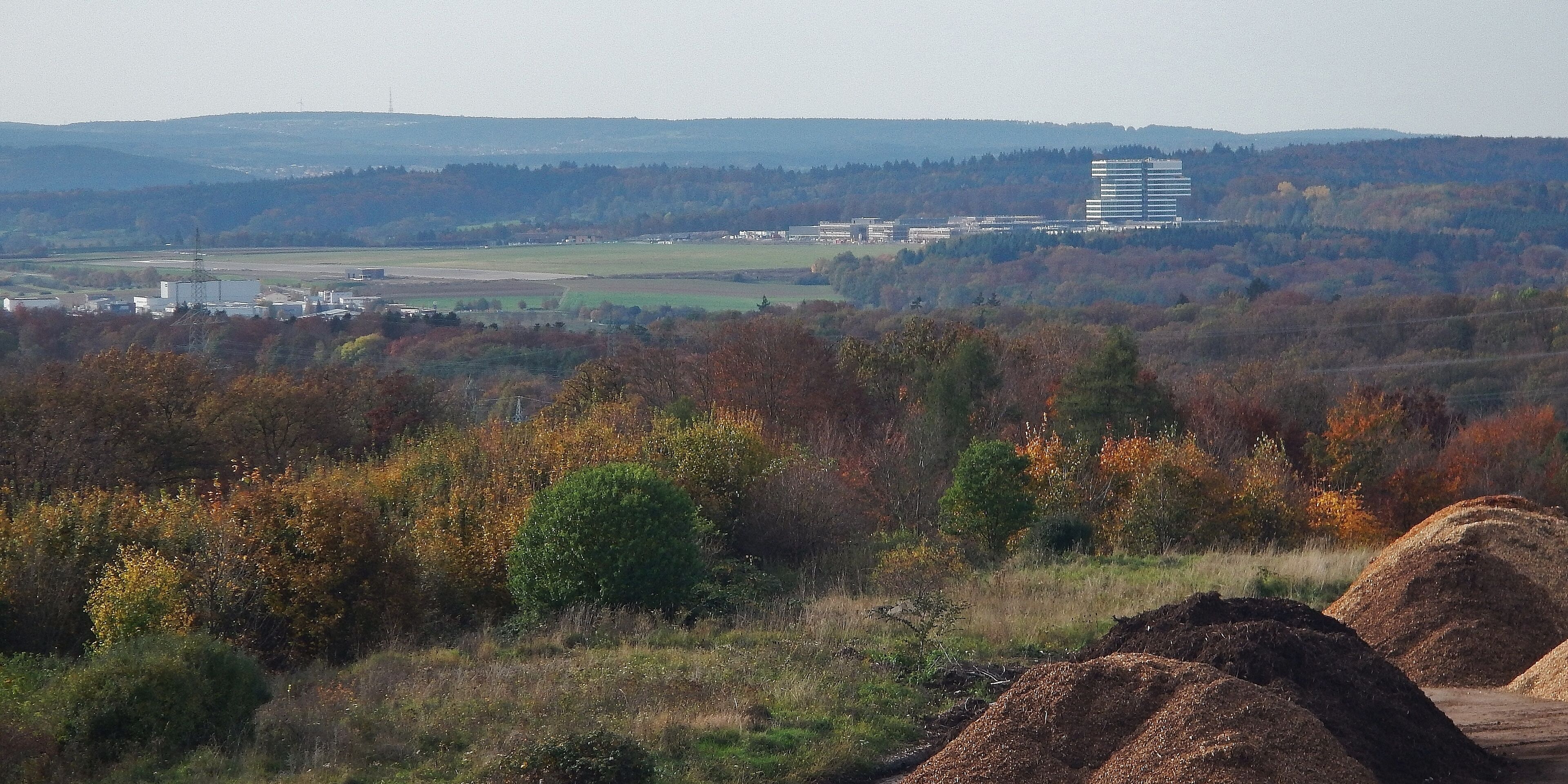 Bosch Forschungszentrum in Malmsheim vom Eltinger Blick