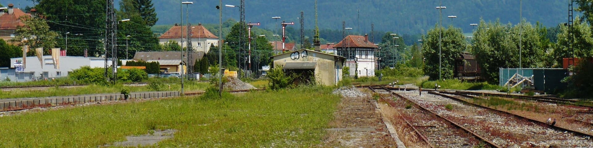 Gleisanlagen bein Lindau.