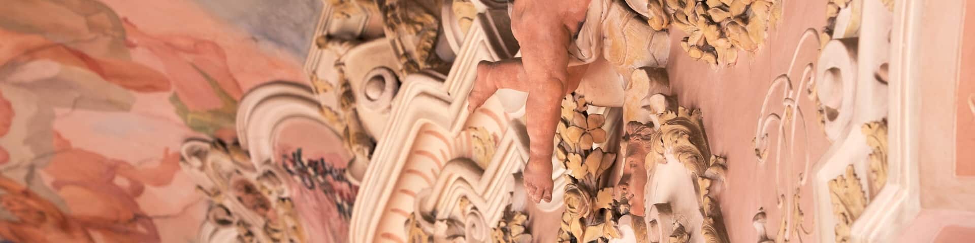 Ludwigsburg which includes a castle and interior views