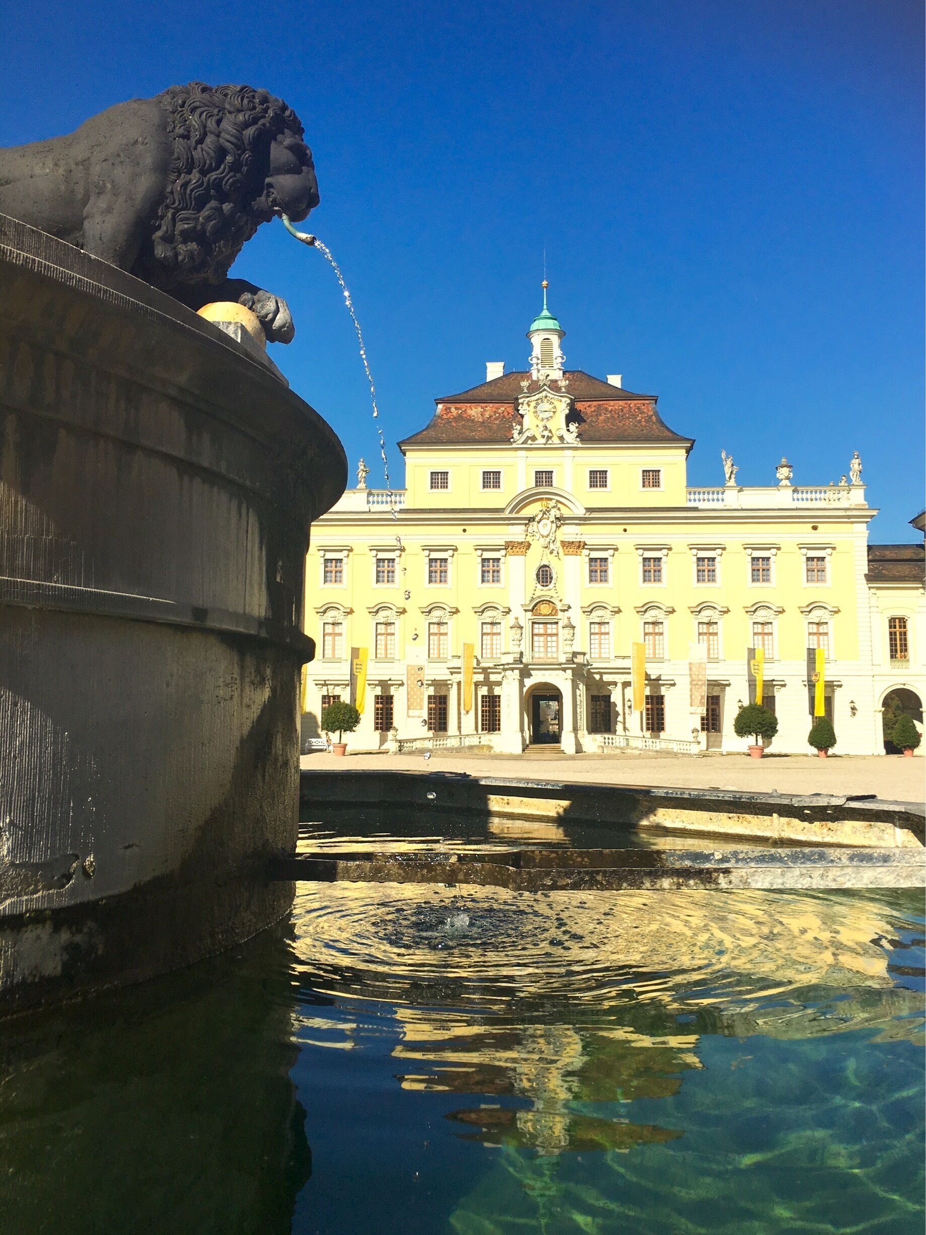 Ludwigsburg Residential Palace - the inner courtyard