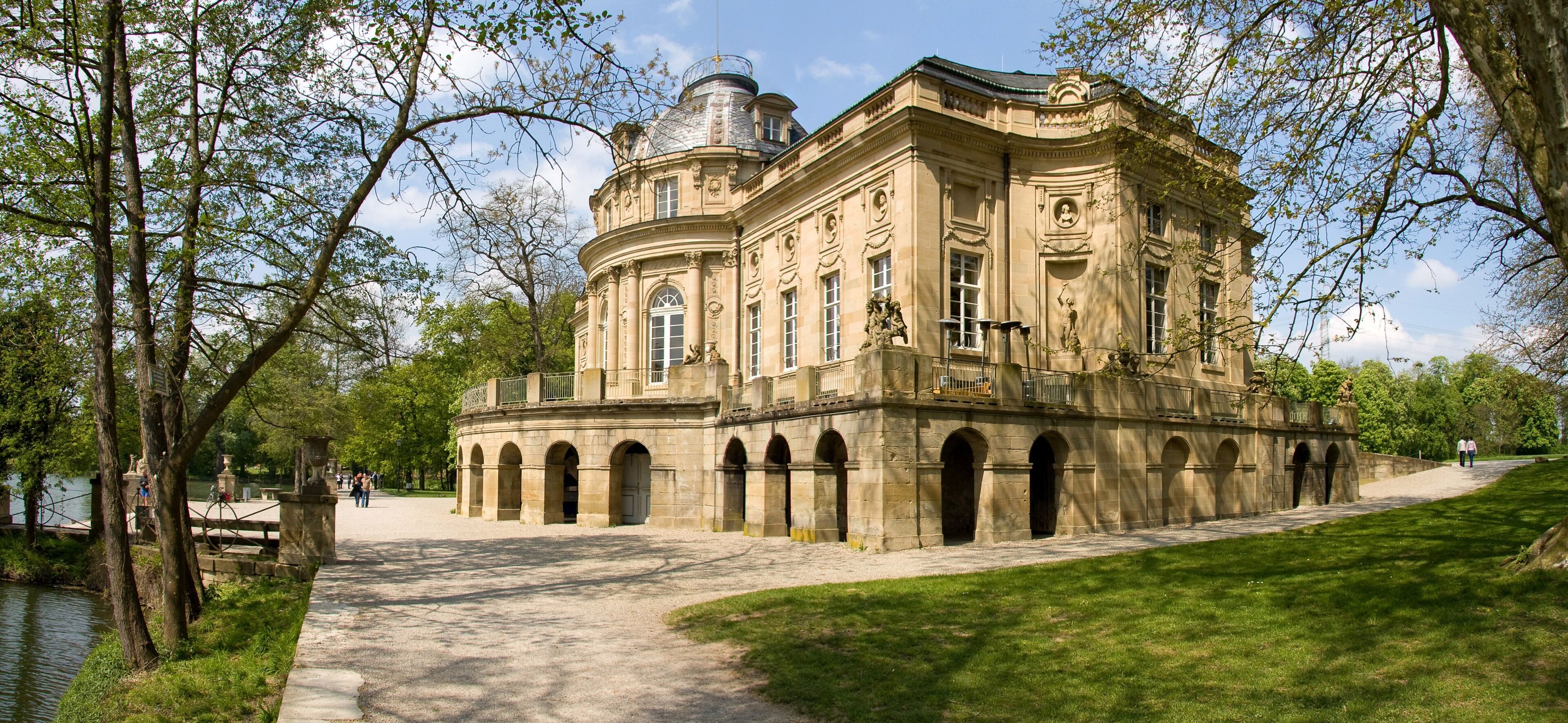 Palace Monrepos in Ludwigsburg, Germany. Photo taken from south.
