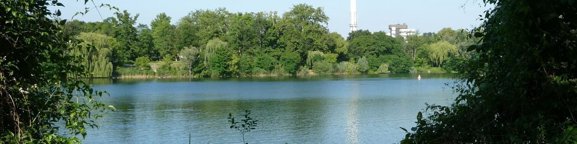 Die Große Blies hat eine Fläche von 8,3 Hektar und eine maximale Tiefe von 12 Metern.