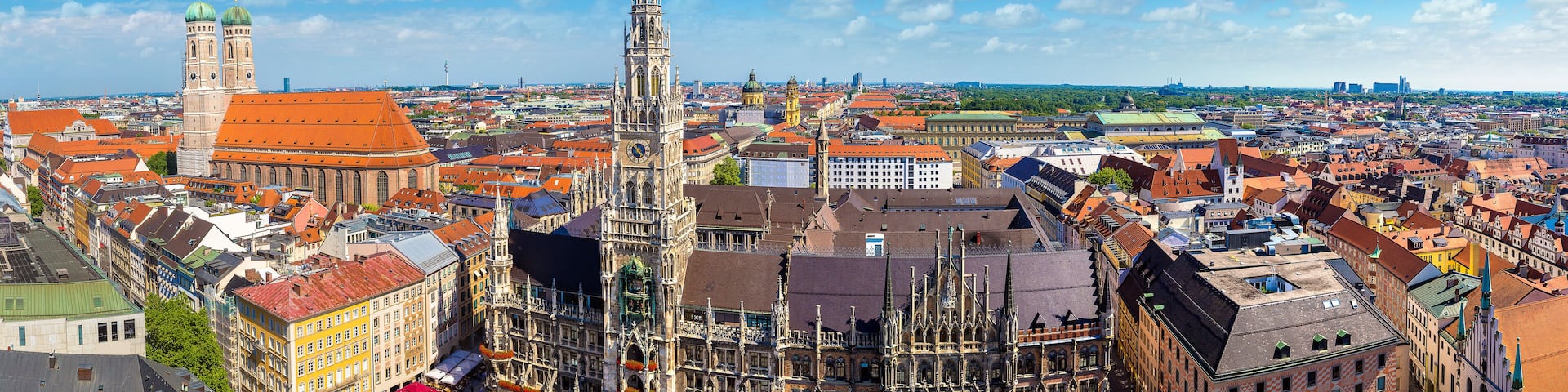 Panoramic view of Munich, Germany